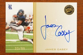 2009 Press Pass Signings Gold 23/99 James Casey #PPS-JC3 Rookie Auto RC Football - £7.77 GBP