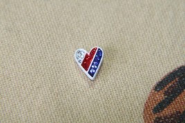 Origami Owl Charm Special Edition (New) Red, White & Blue Heart - £11.34 GBP