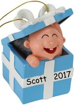Tree Buddees Babys First Christmas Present Ornament Personalizable Baby ... - $13.95