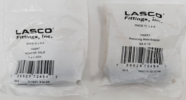 Lasco 1/2&quot; MPT x 3/4&quot; Insert PVC Reducing Male PVC to Flexible Pipe Lot of 2 - £6.38 GBP