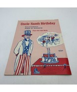 Uncle Sam&#39;s Birthday Piano Solo With Words Sheet music - $7.52 CAD