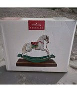 2022 HALLMARK - ROCKING HORSE MEMORIES TABLETOP - $34.65