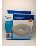 Viverity Raised Toilet Seat Holds Up To 300 Lbs Fast Shipping - $21.33 CAD
