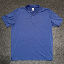 Callaway Golf Shirt Men&#39;s XL X-Large Golf Polo Opti Dri Blue Black Striped - $15.93