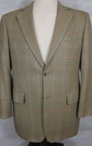 OUTSTANDING Jack Victor 100% Loro Piana Cashmere Houndstooth Sport Coat 40R - $179.99