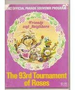 1982 tournament of Roses Parade program rose bowl - $93.80 CAD