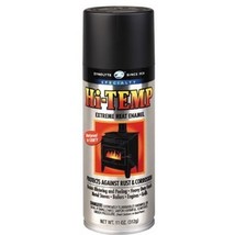 Aervoe Z635 11-oz Black Zynolyte Hi-Temp Extreme Heat Enamel Aerosol Paint - £13.76 GBP