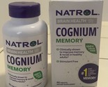 Natrol Cognium Memory Brain Health 60 Tablets 100% Drug Free - $16.36