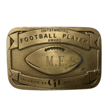 VTG CIT Financial Outstanding Football Player Award M F Belt Buckle Hit ... - £21.42 GBP