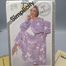 Vintage Sewing PATTERN Simplicity 5146, Fast and Fabulous 1981 Misses Pu... - $12.60