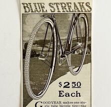 1916 Goodyear Blue Streaks Bicycle Tire Advertisement Akron Ohio DWMYC3 - €8,58 EUR