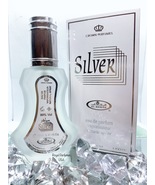 Silver By Al Rehab EDP 35ml 100% Authentic Arabian Natural Perfume Spray - £12.34 GBP