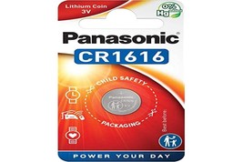 Panasonic CR1616 3V Coin Cell Lithium Battery, Retail Single Pack - £4.10 GBP