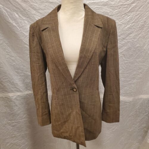 Primary image for Dana Buchman Women's Petite Brown Blazer, Size 10