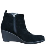 Blondo Boots Black Zippered Seude Size 10 Womans Waterproof - £55.16 GBP