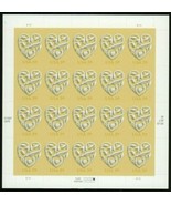 Heart Full Pane of Twenty 59 Cent Postage Stamps Scott 4272 - $24.95