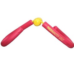 Thigh Master Gold Suzanne Somers Vintage Workout Exercise Device Red &amp; Y... - £17.60 GBP