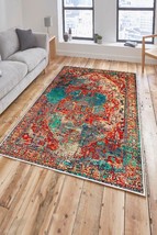 LaModaHome Area Rug Non-Slip - Colourful Obedness Classic Soft Machine Washable  - £40.31 GBP+