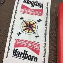 Vintage 90s Marlboro Adventure Team White Cotton Beach Towel 65 x 34.5” - $15.00