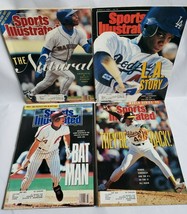 1990'S Sports Illustrated Magazine Lot Of 4 Mlb Baseball Nhl Nfl Vintage Stars - $32.99
