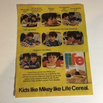 1977 Life Cereal Mickey Vintage Print Ad Advertisement pa11 - £7.43 GBP