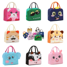 Insulated Lunch Box Bag Cartoon Animal For Kids School, Work, Travel, Pi... - $10.00