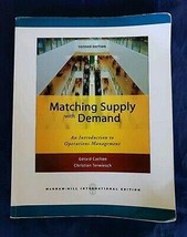 Matching Supply With Demand An Introduction to Operations Management by Cachon [ - £30.37 GBP
