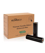 Desktop Thermal Transfer Ribbons -Enhanced Wax, 8 Rolls, 4.33&quot; x 244&#39;/11... - $32.58 CAD