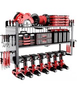 Power Tool Organizer Wall Mount - Pegboard With 7 Drill Holder - Heavy Duty - $1,105.52 MXN