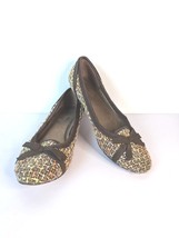 Seychelles Anthropologie Meadows Tone Tweed Ballet Kitten Heel Womens 8.5 Shoes - £19.65 GBP
