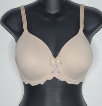 Chantelle Womens 32DDD Bra Rive Gauche Full Coverage T Shirt Nude Underwire - $24.99