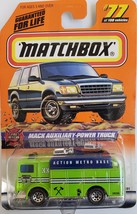 1999 Matchbox Mack Auxiliary Power Truck #77 of 100 Die Cast Metal Vehic... - £5.46 GBP