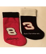 (2) NASCAR Dale Earnhardt #3 &amp; Dale Earnhardt Jr #8 Christmas Stockings - £14.90 GBP