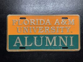 FLORIDA A &amp; M UNIVERSITY ALUMNI METAL LICENSE PLATE EMBOSSED - $19.78