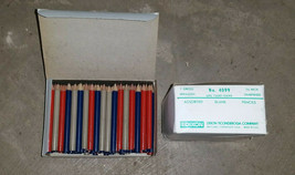 Box 144 Dixon Golf Pencils  3-1/2&quot; Sharpened Blank Asst Colors Hexagon No 4099 - £19.57 GBP