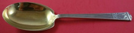 San Lorenzo by Tiffany and Co Sterling Silver Berry Spoon Gold Washed 9 1/4&quot; - £227.87 GBP