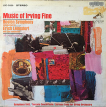 Irving Fine, Boston Symphony Orchestra Conducted By  Erich Leinsdorf And The  Ir - £4.78 GBP