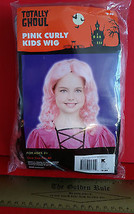 Pink Curly Kids Wig Halloween Costume Prop OSFM Head Accessory Fashion H... - £7.43 GBP