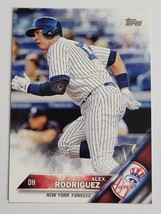 2016 Alex Rodriguez Topps Mlb Baseball Card New York Yankees # 566 Nyy Hof - £4.78 GBP