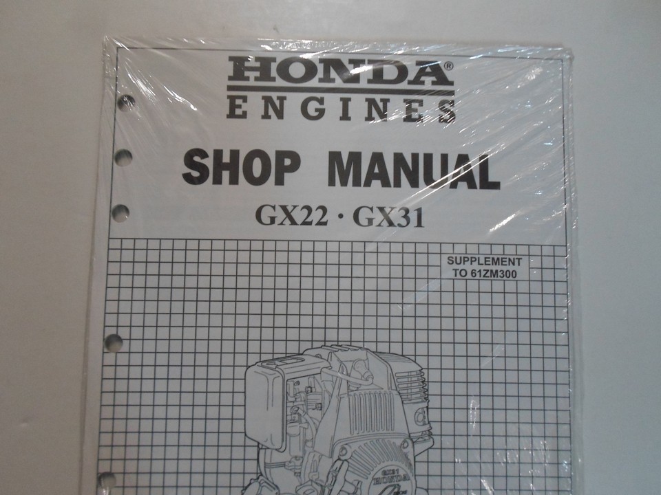 2001 Honda Engines GX22 GX31 Shop Service Supplement Manual New Types Ta TA2-... Item image 5