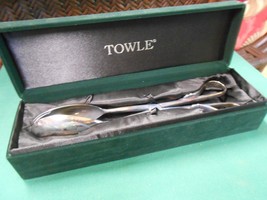 Great NIB- Towle Silverplate Tongs .............Free Postage Usa - $26.05