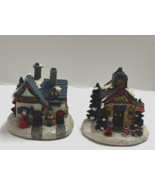 Lincoln School &amp; Jones Apothecary Crystal Falls Village 1996 Winter X-mas - $15.00