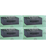 ( LOT 4 ) Grey Collapsible Storage Bins Foldable Container 11.5x8.5x4.75... - $26.72