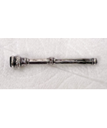 Sterling Silver English Hallmarks Pencil w Slide Movement Blood Red Ston... - $128.38 CAD