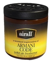 airall Solid Air Freshner 8oz Scented Impression of “Armani Code”New-SHI... - $453.45 MXN