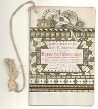 1885 Sanborn Meredith village NH booklet advertising ephemera  - £25.50 GBP