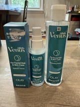 Venus Hydration Serum For Facial Hair &amp; Skin Care 1.5oz &amp; Cleansing Prim... - $353.59 MXN