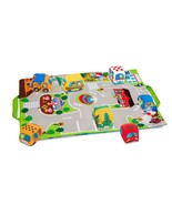 Melissa &amp; Doug Take-Along Town Play Mat (19.25 x 14.25 inches) With 9 So... - £29.50 GBP