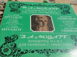 Mozart - Violin Concertos 1 &amp; 4 Spivakov Uusr Rare Lp Record - £4.79 GBP