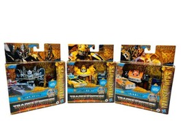 (3) Transformers Rise Of The Beasts Autobots Unite Bumblebee Megatron Battletrap - £20.24 GBP